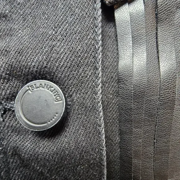 BLANKNYC for Anthropologie Battle Ship Fringe Jacket. Size 1X - Picture 6 of 10